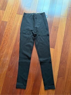 Women’s Black Pinstripe Skinny Pants